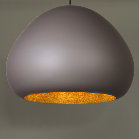 Lampa wisząca Lava taupe/złoty 41080