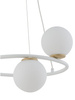 Lampa wisząca kule ring biała Sigma Lighting GAMA KOŁO 3 33384