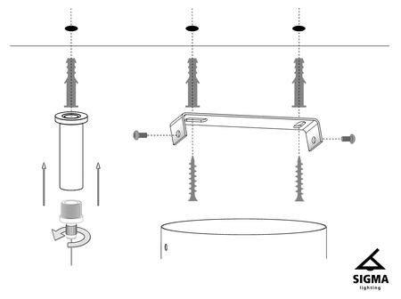 Lampa wisząca mleczne kulki złoto-beżowy Sigma Lighting ANDY 5 33612