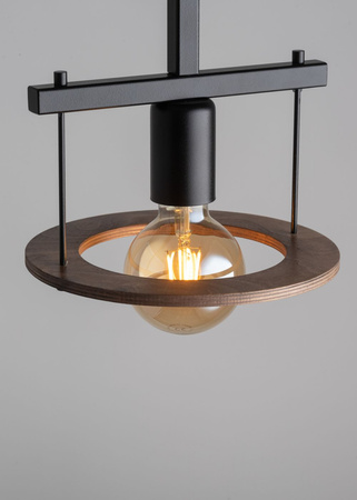 Plafon boho czarno-brązowy Sigma Lighting COFFEE 1 plafon 32486