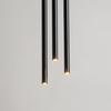 Lampa wisząca sople czarna Sigma Lighting SOPEL 3 koło 33622