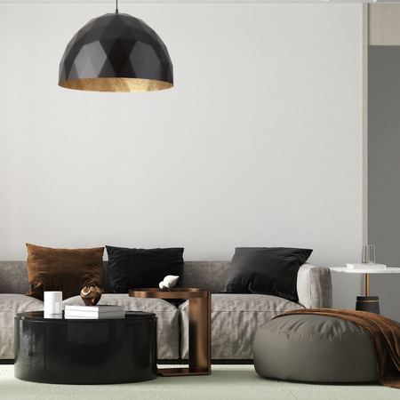 Lampa wisząca DIAMENT czarno-złoty L Sigma Lighting 31367