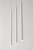 Lampa wisząca rurki sople biała Sigma Lighting SOPEL 3 PROSTY 33402