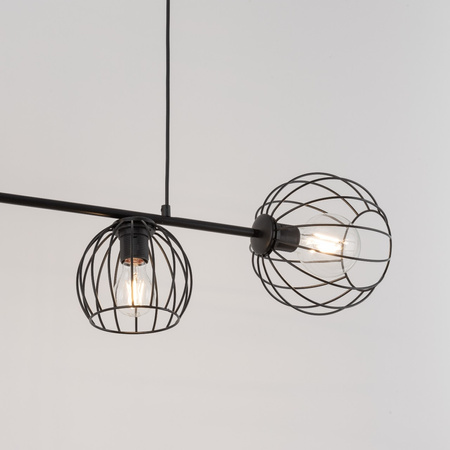 Lampa wisząca druciana czarna Sigma Lighting MADAM 3 32370