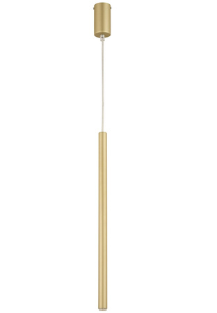 Lampa wisząca tuba rurka złota Sigma Lighting SOPEL 1 Prosty 33151