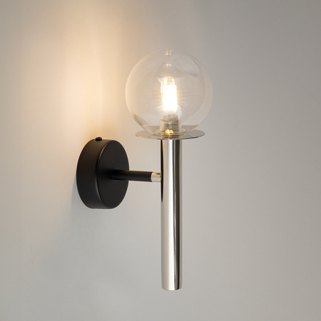 Kinkiet DAISY 1 Sigma Lighting srebrno-transparentny 40755