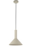 Lampa wisząca VITRUM stożek szary beż 40806