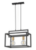 Lampa wisząca loft metalowa czarno-złota Sigma Lighting VIGO 2 32439