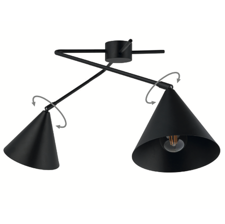 GALAXY 2 plafon czarny 40937