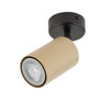 Spot reflektor sufitowy czarno-złoty Sigma Lighting ZOOM 1 33319