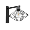 Kinkiet diament druciany czarno-srebrny Sigma Lighting - VARIO 40563