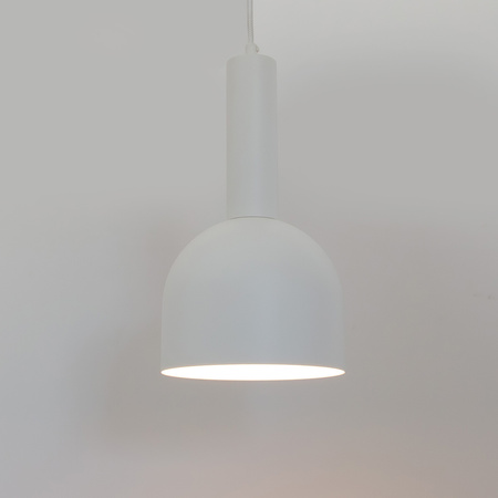 Lampa wisząca VITRUM dzwonek biały 41110