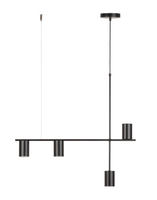 Lampa wisząca z reflektorami czarna Sigma Lighting VENDO 4 33689