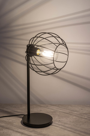 Lampka nocna druciana czarna Sigma Lighting MADAM 32374