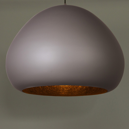 Lampa wisząca Lava taupe/czarny 41081