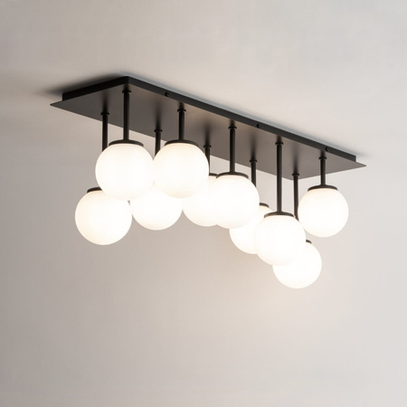 Plafon żyrandol kulki biały Sigma Lighting - TULIA 10 krótki 33493