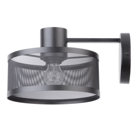 Kinkiet metalowy siatka czarny Sigma Lighting BONO 31928