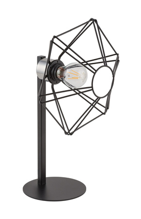 Lampka nocna druciana diament czarno-srebrna Sigma Lighting - VARIO 50350