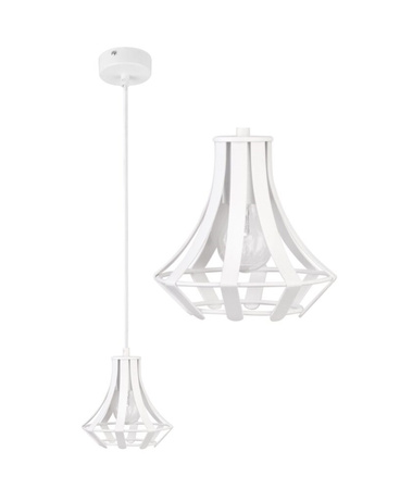 Lampa wisząca loftowa biała Sigma Lighting POLA S (fi17cm) 30920