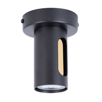 FLOW 1 plafon czarny/złoty 41215