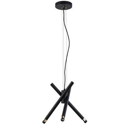 Lampa wisząca rurki czarna Sigma Lighting LUMEN LASER 3 33259