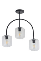 Lampa sufitowa szklana transparentna Sigma Lighting SHINE 3 32245