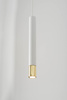 Lampa wisząca tuba biało-złota Sigma Lighting SOPEL GRAND 33386