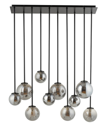 Plafon żyrandol kulki szary Sigma Lighting - TULIA 10 długi 33490