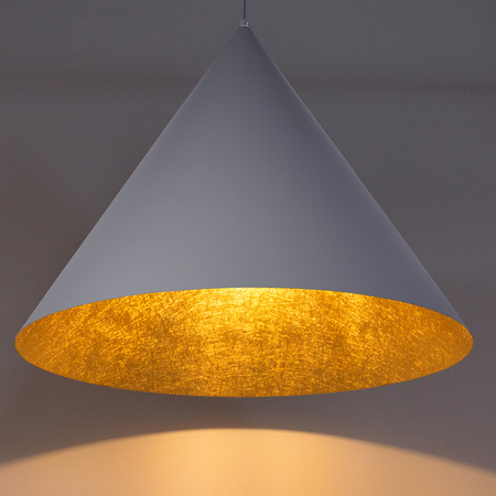 Lampa wisząca Vesuvio szary/złoty L 3xE27 41050