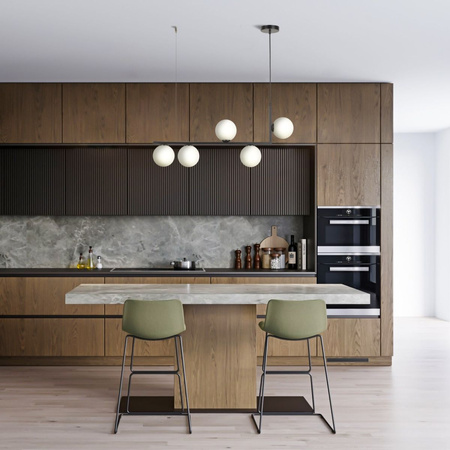 Lampa wisząca mleczne kulki czarna Sigma Lighting ANDY 5 33611