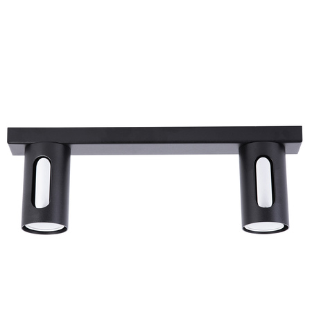 FLOW 2 plafon czarny/srebrny 41209	