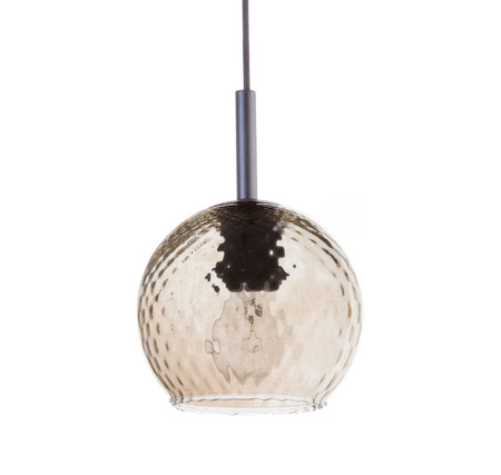 Lampa wisząca ze szklanym kloszem bursztynowa Sigma Lighting COMO B Mały 31999