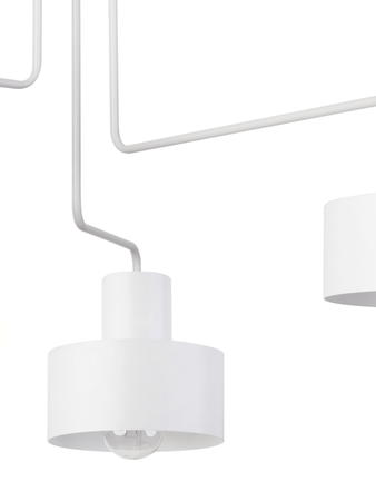 Lampa sufitowa na wysięgniku biała Sigma Lighting VASCO 3 biały 31554