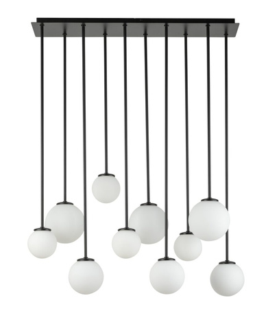 Plafon żyrandol kulki biały Sigma Lighting - TULIA 10 długi 33491