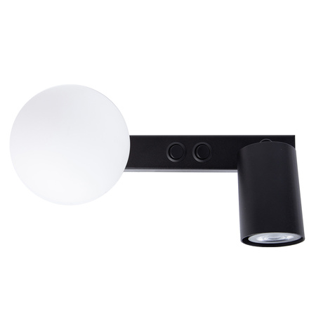 TAVIRA kinkiet czarny 1+1 41259