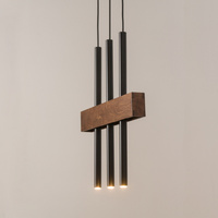 Lampa wisząca sople ze sklejką Sigma Lighting - BLAKE 3 33444