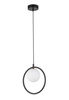 Lampa wisząca ring kula czarna Sigma Lighting AQUA 1 33407