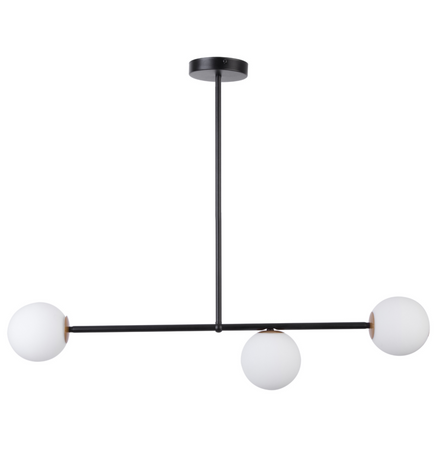 Lampa sufitowa kule czarna Sigma Lighting GAMA 3 33190