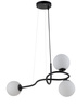 Lampa wisząca kule czarno-biała Sigma Lighting VENA 3 33667