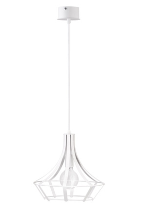 Lampa wisząca loftowa biała Sigma Lighting POLA L (fi35cm) 30918