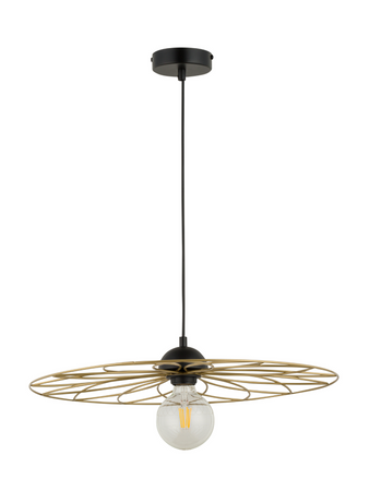 Lampa wisząca kwiat druciana złota Sigma Lighting FLOWER M 32054