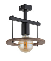 Plafon boho czarno-brązowy Sigma Lighting COFFEE 1 plafon 32486