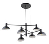Nowoczesny żyrandol wiszący czarny Sigma Lighting ARTIS 6 40531
