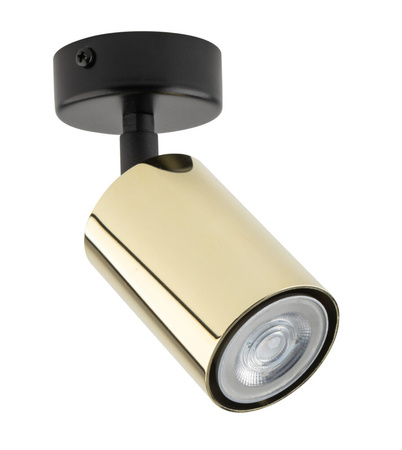 Spot reflektor czarno-złoty mosiądzowany Sigma Lighting ZOOM 1 33506