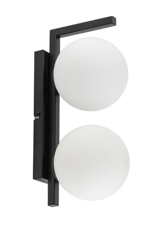 Kinkiet kulki podwójny czarny Sigma Lighting ANDY 33613