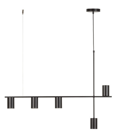 Lampa wisząca z reflektorami czarna Sigma Lighting VENDO 5 33692