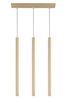 Lampa wisząca rurki sople złoty mat Sigma Lighting SOPEL 3 PROSTY 33403
