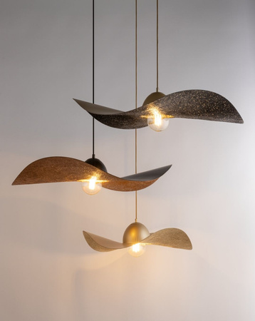 Lampa wisząca kapelusz czarno-miedziana Sigma Lighting KAPELLO M FI55 32346