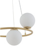 Lampa wisząca kule ring złoto-beżowa Sigma Lighting GAMA KOŁO 3 33380