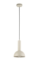 Lampa wisząca VITRUM kopuła S szary beż 40804